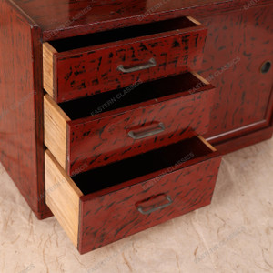 Antique Japanese Mirror Chest (Kyōdai) — Lacquered Wood, 1920s Taishō Era (SKU: 25M-368) - 2 Antique Japanese Mirror Chest (Kyōdai) — Lacquered Wood, 1920s Taishō Era (SKU: 25M-368) - 2