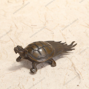 Vintage Japanese Minogame Turtle — Bronze, 1920, Taisho Era (SKU: 25M-335-C) - 1 Vintage Japanese Minogame Turtle — Bronze, 1920, Taisho Era (SKU: 25M-335-C) - 1