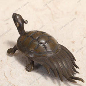 Vintage Japanese Minogame Turtle — Bronze, 1920, Taisho Era (SKU: 25M-335-C) - 2 Vintage Japanese Minogame Turtle — Bronze, 1920, Taisho Era (SKU: 25M-335-C) - 2
