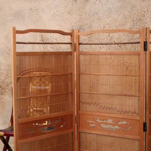 Japanese Tsuitate Divider 4 Panel Screen (25M-300)