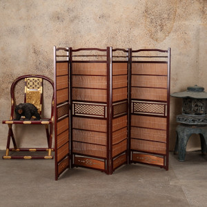 Japanese Tsuitate Divider 4 Panel Screen (25M-300-1)