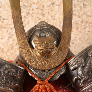 Vintage Japanese Toy Kabuto Helmet — Iron, 1960, Showa Era (SKU: 25S-566)