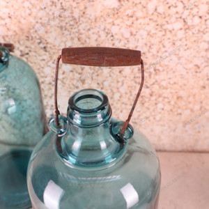 Vintage Japanese Glass Jar — Glass, 1950, Showa Era (SKU: 25S-611) - 2