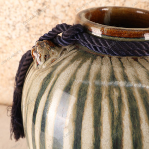 Vintage Japanese Jar — Pottery, 2000, Heisei Era (SKU: 25S-760) - 2