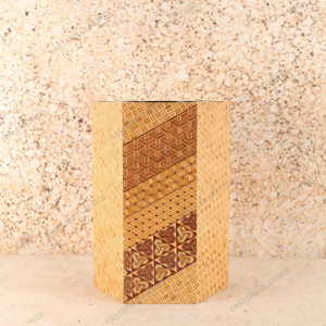 Vintage Japanese Trash Can — Wood, 2000, Heisei Era (SKU: 25S-732) - 1