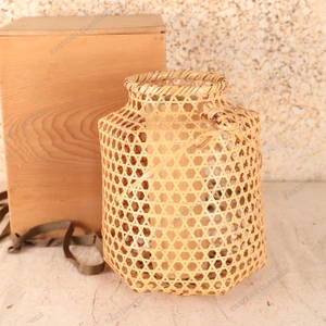 Antique Japanese Ikebana Woven Basket — Bamboo (SKU: 25S-424) -
