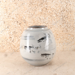 Vintage Japanese Jar — Pottery, 1980, Showa Era (SKU: 25S-750) - 1