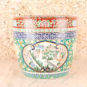 Antique Japanese Hibachi — Ceramic (SKU: 25S-653) - 