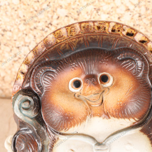Vintage Japanese Tanuki — Pottery (SKU: 25S-734-4) - 