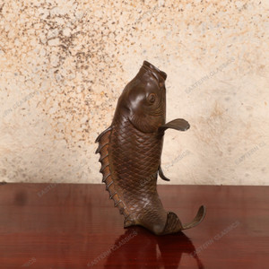 Antique Japanese Vase — Bronze (SKU: 25S-671) - 