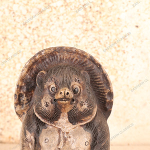 Antique Japanese Racoon Dog — Pottery (SKU: 25S-652) - 