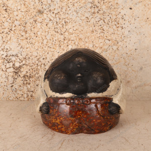 Vintage Japanese Okame — Pottery (SKU: 25S-628-3) -