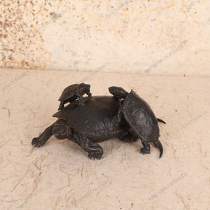Antique Japanese Tortoise — Bronze (SKU: 25S-725) - 