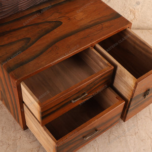 Vintage Japanese Kyodai Mirror Box — Wood, 1940, Showa Era (SKU: 25S-459) - 2