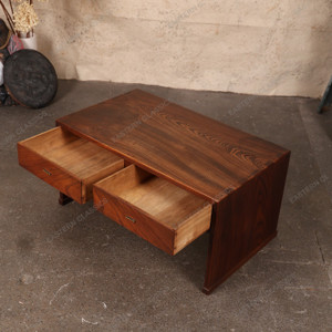 Vintage Japanese Small Desk — Wood (SKU: 25S-576) - 2