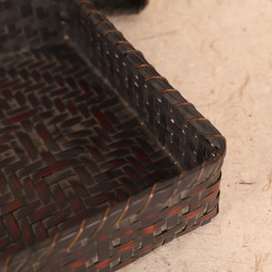 Antique Japanese Letter Box — Bamboo, 1920, Taisho Era (SKU: 25S-516)