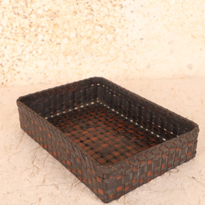 Antique Japanese Letter Box — Bamboo, 1920, Taisho Era (SKU: 25S-516-1)