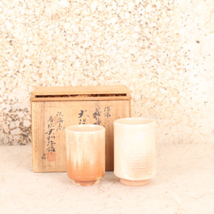 Antique Japanese Cups Set— Pottery(SKU: 25S-412-1) - 1