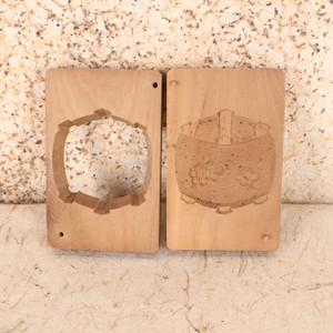 Vintage Japanese Kashigata Cake Mold (25S-612-1)