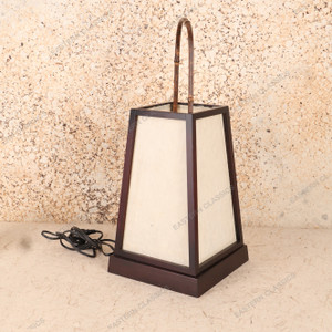 Vintage Japanese Lamp — Wood (SKU: 25S-589-4) -