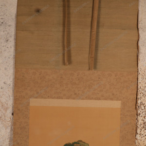 Vintage Japanese Painting Landscape With Red Crowned Cranes Flying — Paper (SKU: 25S-1029-7) - 