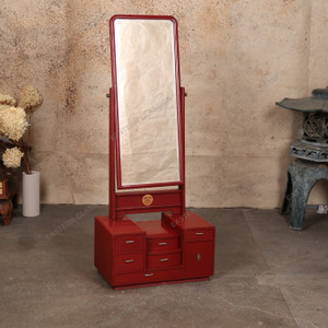 Vintage Japanese Kyodai Mirror Chest — Wood (SKU: 25S-719) - 1