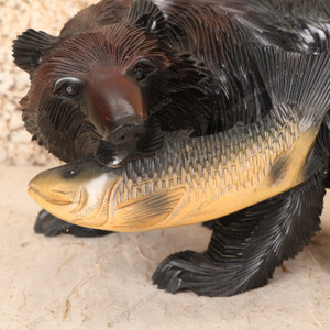 Vintage Japanese Bear — Wood (SKU: 25S-498) - 