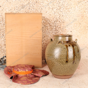 Vintage Japanese Jar — Pottery, 1980, Showa Era (SKU: 25S-741-1) - 1