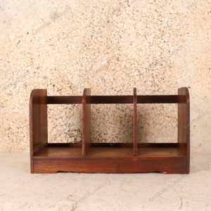 Vintage Japanese "Hondana" Book Shelf — Wood, 1940, Showa Era (SKU: 25S-631) - 1