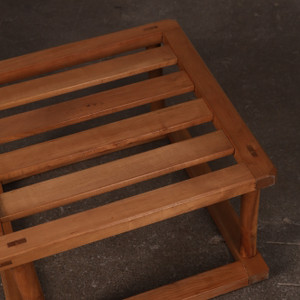 Vintage Japanese Kotatsu Frame — Wood, 1980, Showa Era (SKU: 25M-343) - 2