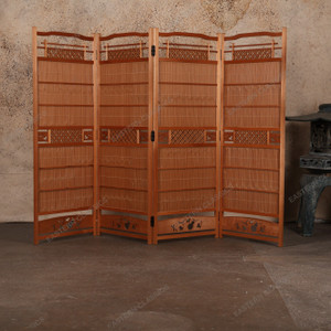 Vintage Japanese Panels Screen Divider (SKU: 25D-382) - 