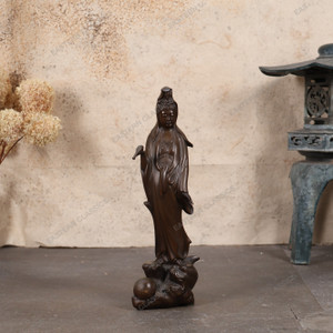 Antique Japanese Kannon Statue (SKU: 25D-185) - 