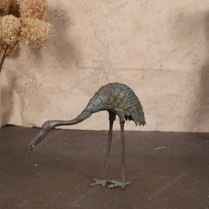 Vintage Japanese Crane Statue (SKU: 25D-277-3) - 