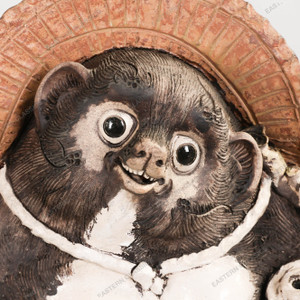 Vintage Japanese Tanuki Statue (SKU: 25D-323-1) - 