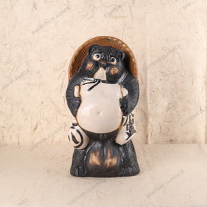 Vintage Japanese Tanuki Statue (SKU: 25D-323-2) -
