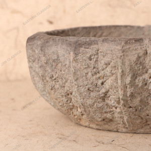 Antique Japanese Basin — Stone (SKU: 25D-056) -
