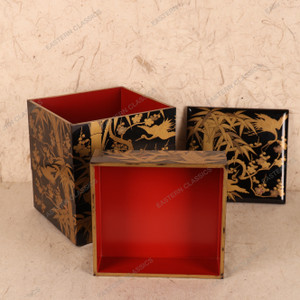 Antique Japanese Stacked Box (SKU: 25D-036) -