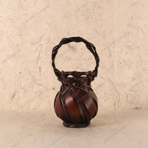 Vintage Japanese Flower Basket (SKU: 25D-065-1) -