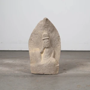 Antique Japanese Buddha — Stone (SKU: 25D-339) -
