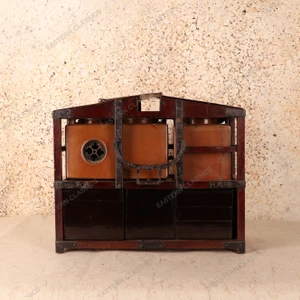 Antique Japanese Picnic Lunch Box Set (SKU: 25D-350) -