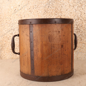 Antique Japanese Rice Container — Wood (SKU: 25D-514) - 