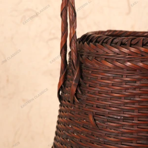 Vintage Japanese Flower Basket (SKU: 25D-307-1) -