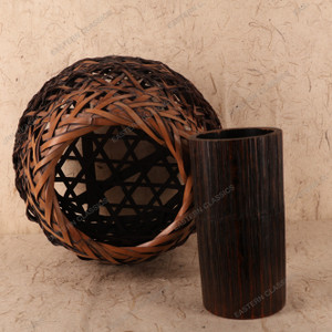Vintage Japanese Flower Basket (SKU: 25D-259) -