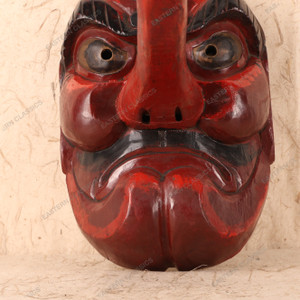 Antique Japanese Tengu Mask (SKU: 25D-450) -