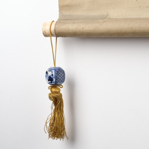 Set of Japanese Kutani Ceramic Scroll Weights (25D-389-3)