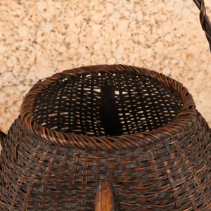Antique Japanese Flower Basket (SKU: 25D-436-1) -