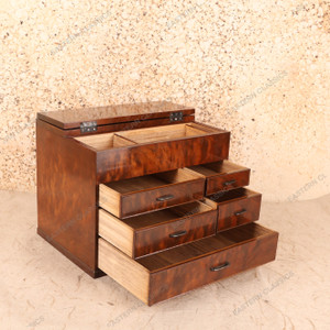 Vintage Japanese Sewing Box (SKU: 25D-035-1) - 2