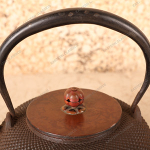 Teaware Antique Japanese Kettle 1927 1945 Early — Iron, Showa Era (SKU: 26M-120-3) - 2