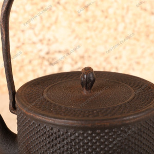 Teaware Antique Japanese Kettle 1912 1926 — Iron, Taisho Era (SKU: 26M-121-2) - 2