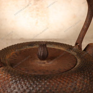Teaware Antique Japanese Kettle 1927 1945 Early — Iron, Showa Era (SKU: 26M-120-2) - 2